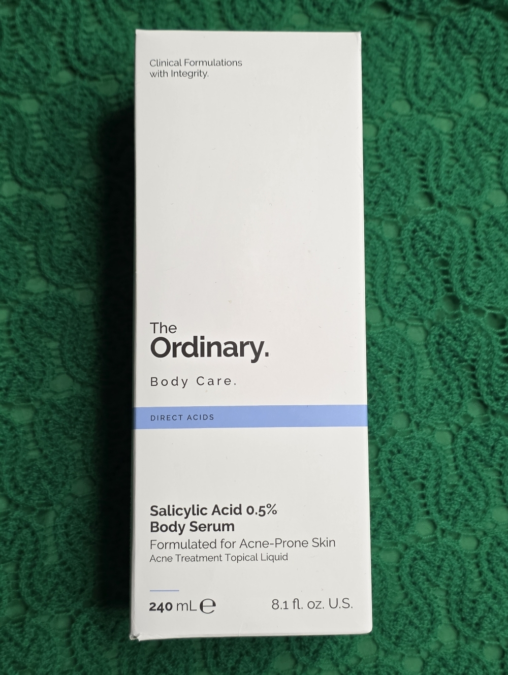 The Ordinary Body Care Salicylic Acid 0.5% Body Serum - White with Blue Accent
